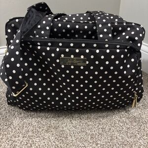 Jujube black and white polka dot diaper bag